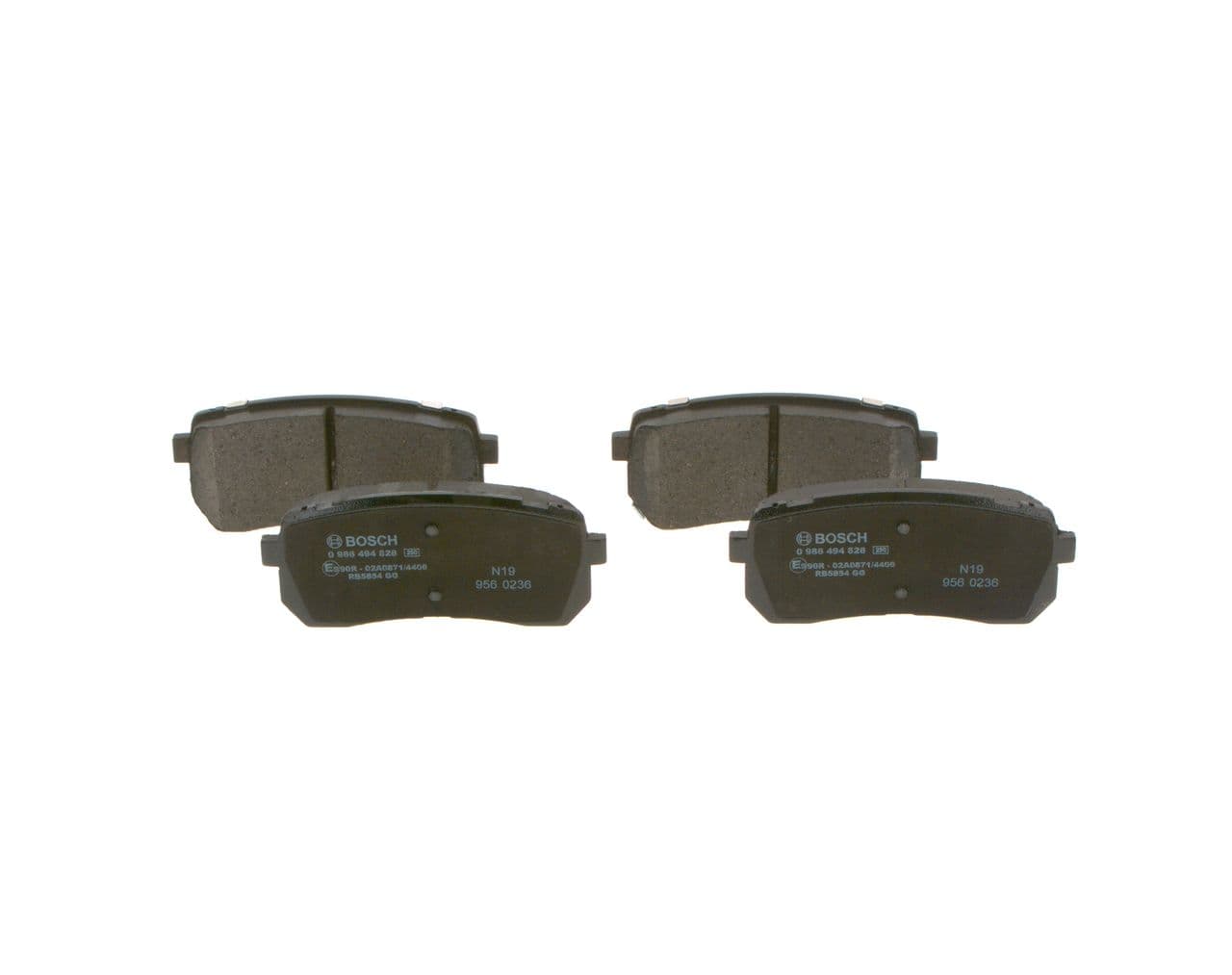 set placute frana,frana disc BOSCH 0 986 494 828