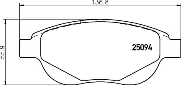 set placute frana,frana disc BREMBO PRIME LINE P 61 137