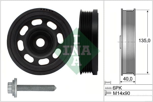 Fulie curea, arbore cotit Schaeffler INA 544 0184 20