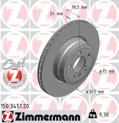 Disc frana ZIMMERMANN COAT Z 150.3451.20