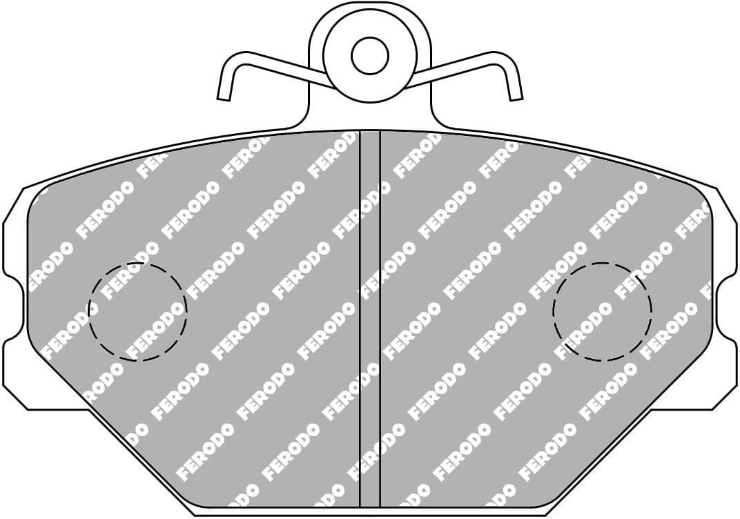 set placute frana,frana disc FERODO FCP524R