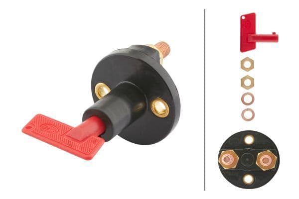 Contact principal, baterie HELLA 6EK 002 843-001