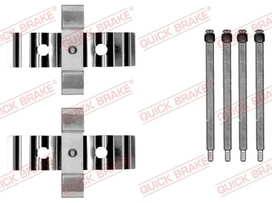 Set accesorii, placute frana QUICK BRAKE 109-0054