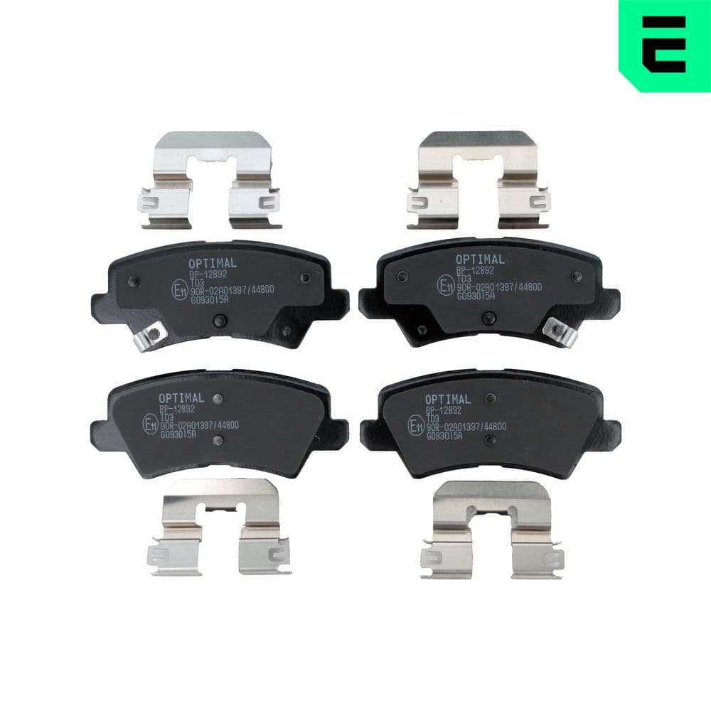 set placute frana,frana disc OPTIMAL BP-12892