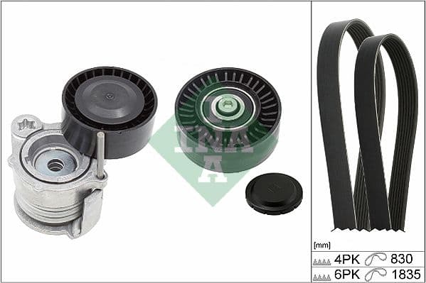 Set curea transmisie cu caneluri Schaeffler INA 529 0359 10