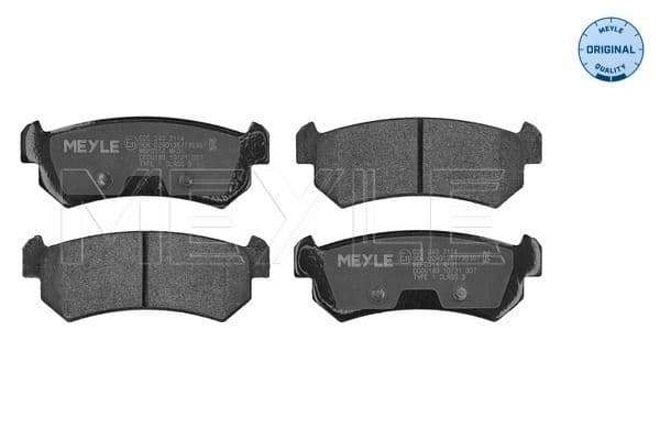 set placute frana,frana disc MEYLE -ORIGINAL: True to OE. 025 240 7114