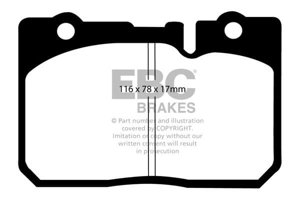 set placute frana,frana disc EBC Brakes DP21154