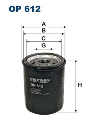 Filtru ulei FILTRON OP 612