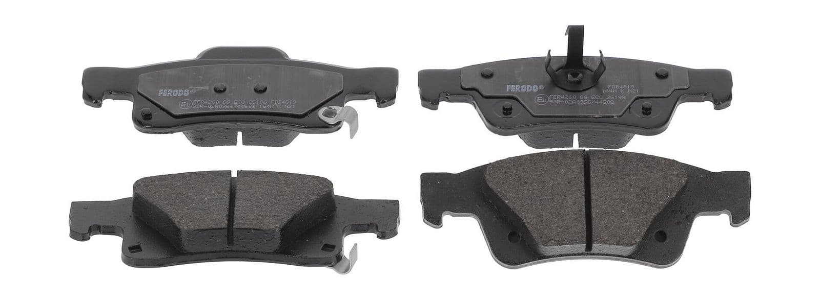 set placute frana,frana disc FERODO PREMIER ECO FRICTION FDB4819