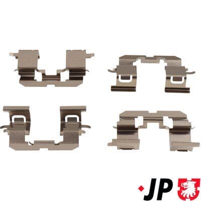 Set accesorii, placute frana JP Group 4864003110
