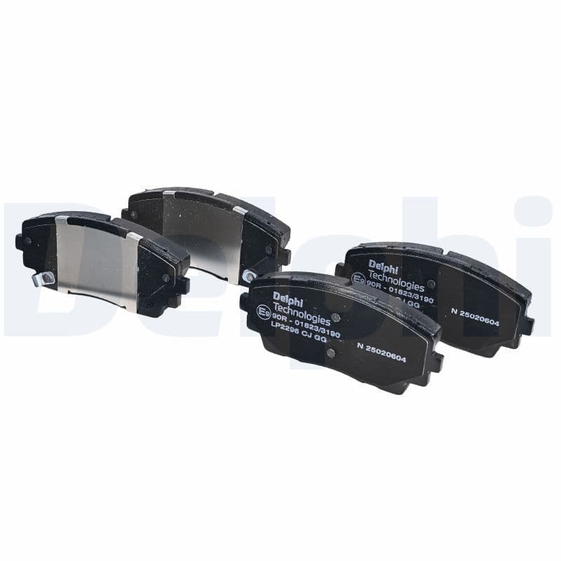 set placute frana,frana disc DELPHI LP2296