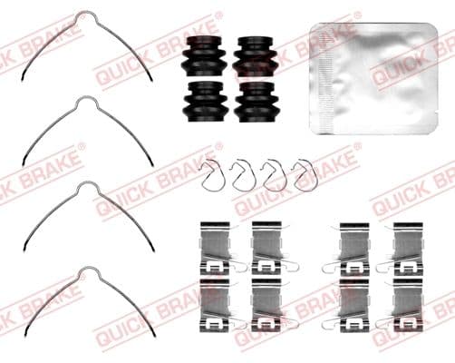 Set accesorii, placute frana QUICK BRAKE 109-0201