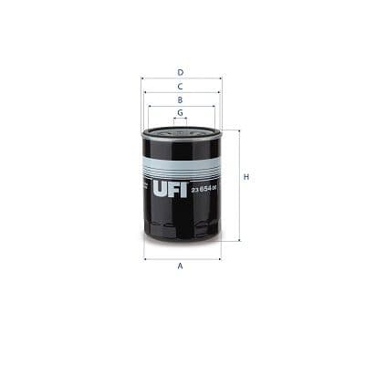 Filtru ulei UFI 23.654.00