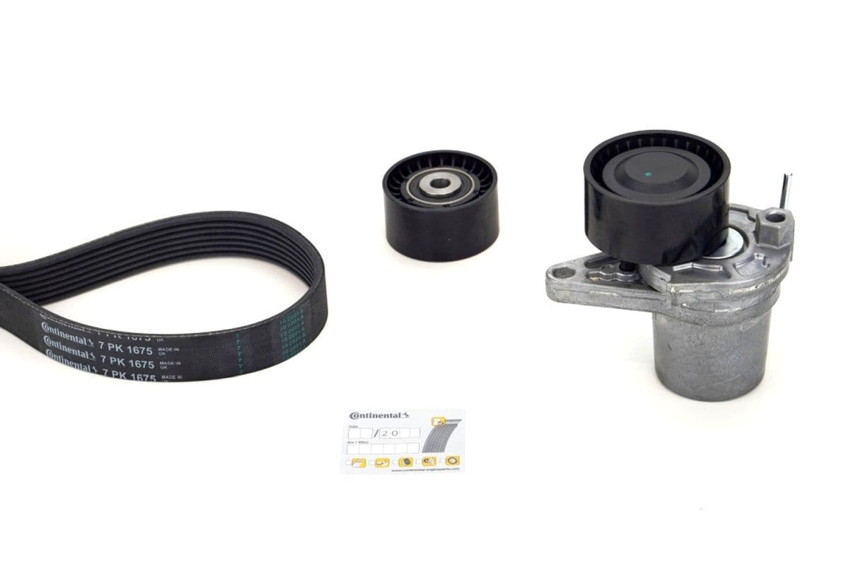 Set curea transmisie cu caneluri CONTINENTAL CTAM 7PK1675K1