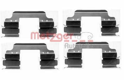 Set accesorii, placute frana METZGER 109-1648
