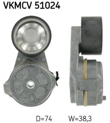 Intinzator curea, curea distributie SKF VKMCV 51024