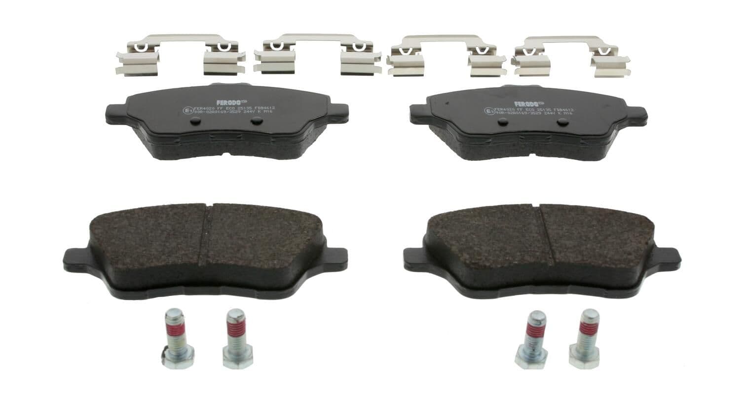 set placute frana,frana disc FERODO FDB4612
