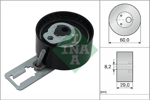 rola intinzator,curea distributie Schaeffler INA 531 0850 10