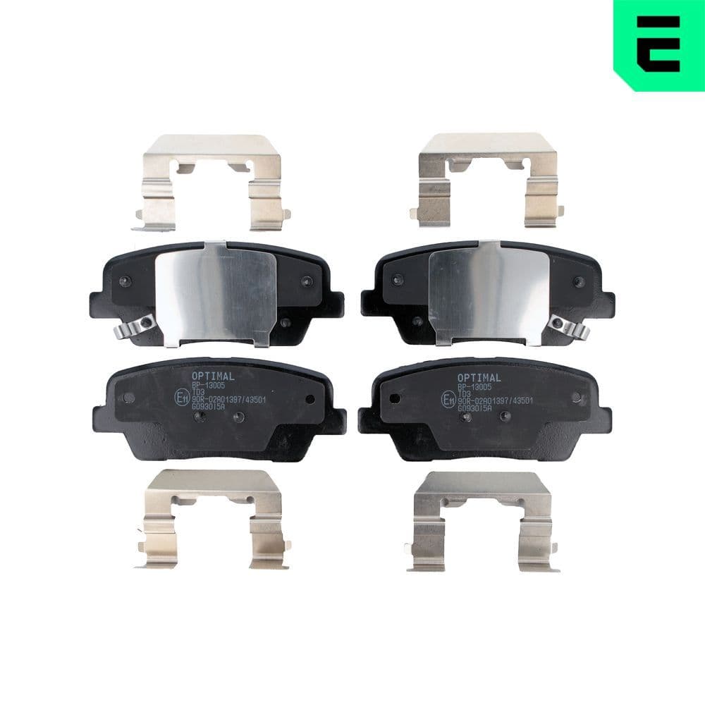 set placute frana,frana disc OPTIMAL BP-13005