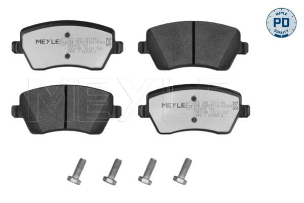 set placute frana,frana disc MEYLE -PD: Advanced performance and design. 025 239 7317/PD