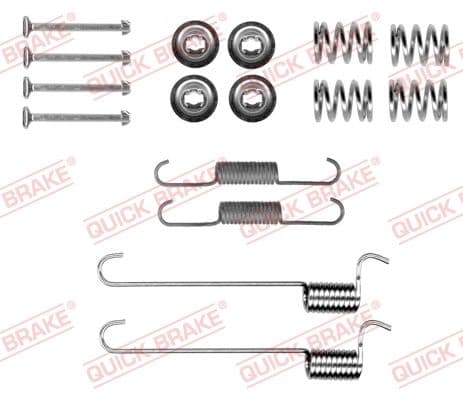 set accesorii, saboti frana parcare QUICK BRAKE 105-0848