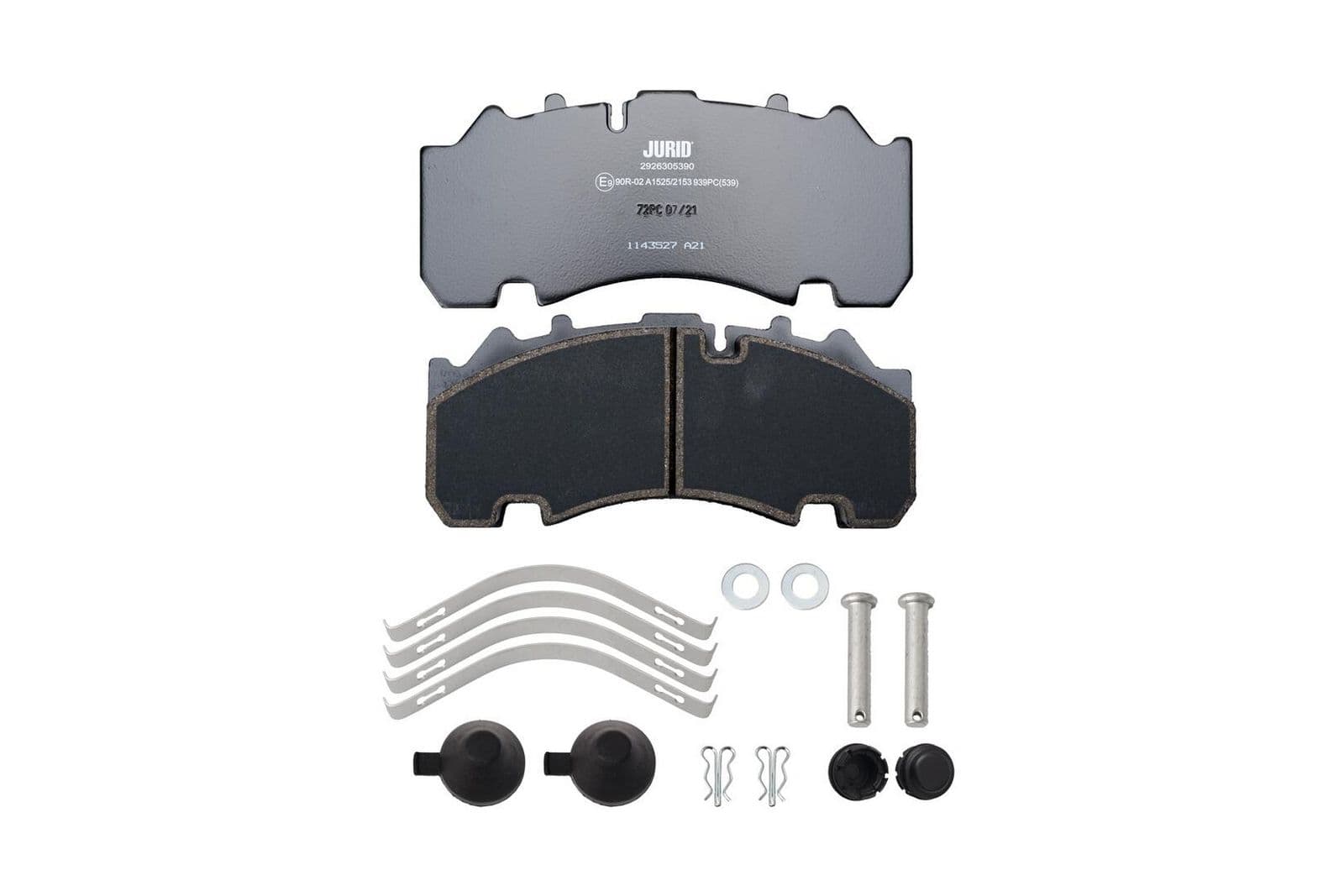 set placute frana,frana disc JURID 2926305390