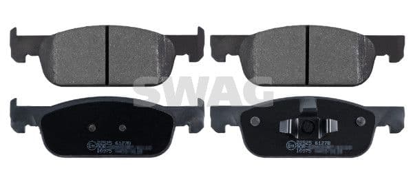 set placute frana,frana disc SWAG 60 91 6975