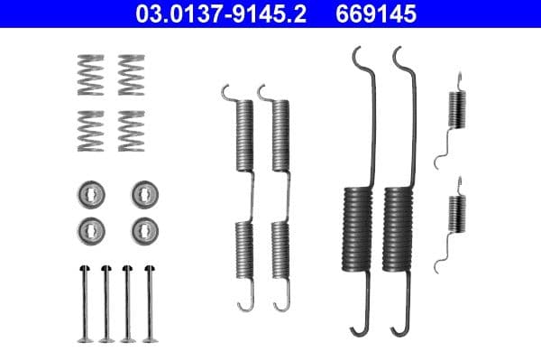 Set accesorii, sabot de frana ATE 03.0137-9145.2