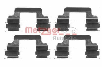 Set accesorii, placute frana METZGER 109-1610