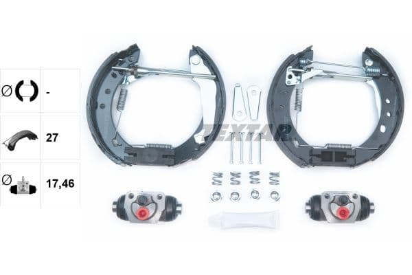 Set saboti frana TEXTAR Shoe Kit Pro 84047200