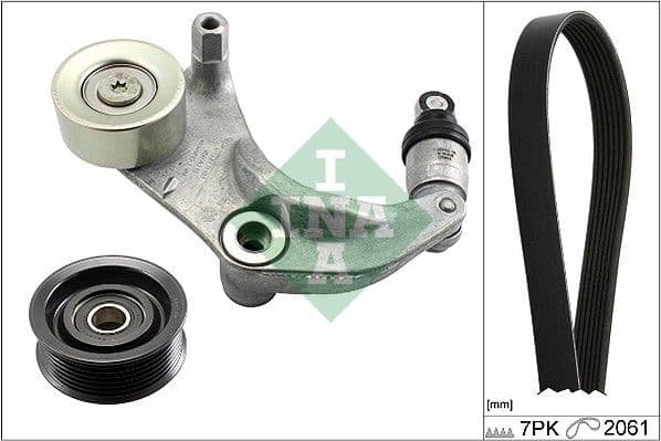 Set curea transmisie cu caneluri Schaeffler INA 529 0153 10