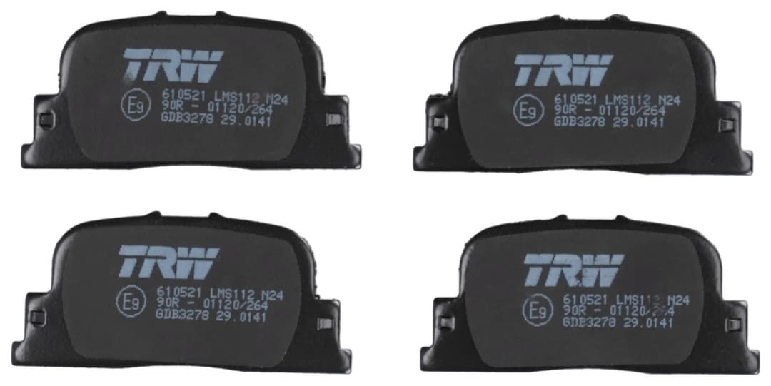 set placute frana,frana disc TRW GDB3278