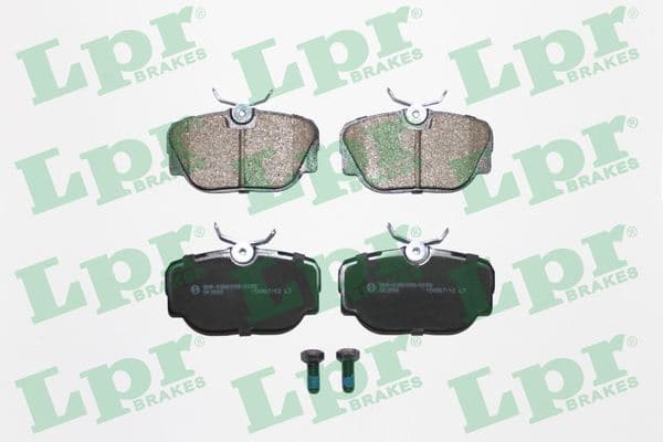 set placute frana,frana disc LPR 05P739