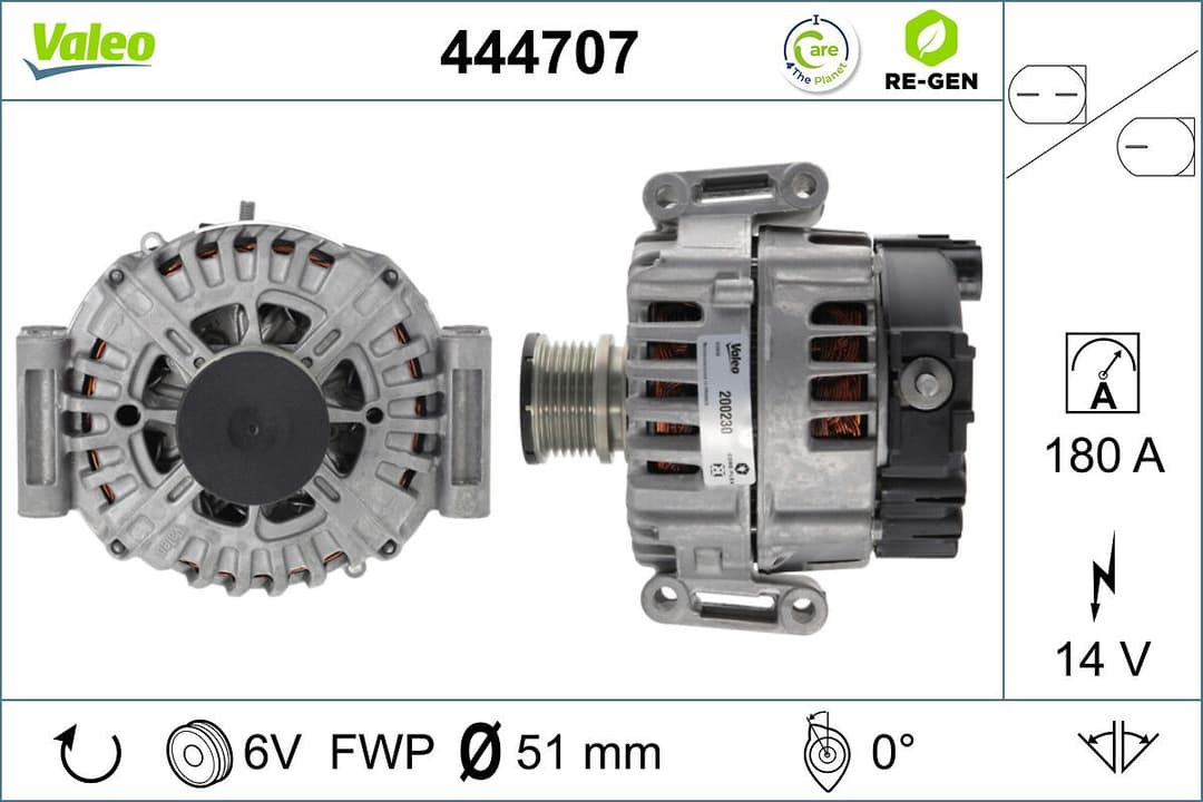 Generator / Alternator VALEO 444707