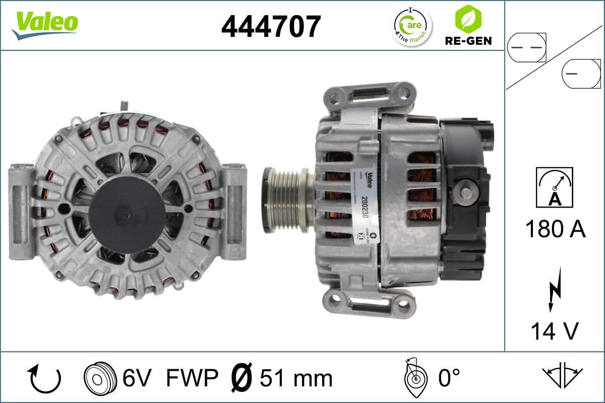 Generator / Alternator VALEO 444707
