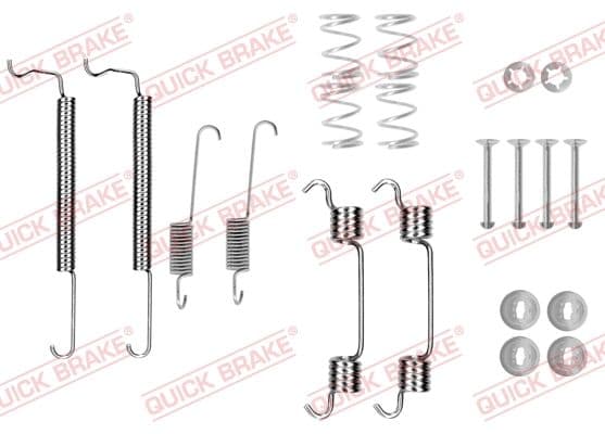 Set accesorii, sabot de frana QUICK BRAKE 105-0043