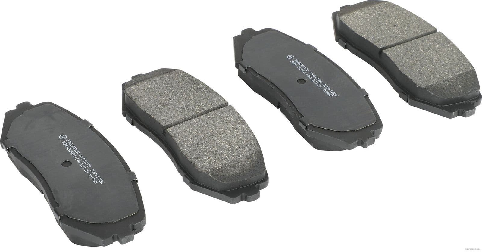 set placute frana,frana disc HERTH+BUSS JAKOPARTS J3608028
