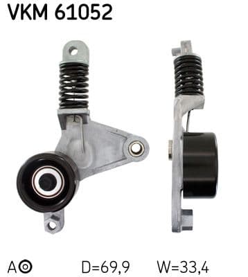 Intinzator curea, curea distributie SKF VKM 61052