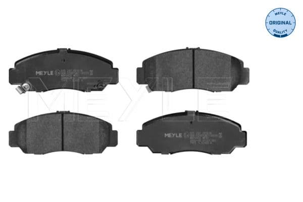 set placute frana,frana disc MEYLE -ORIGINAL: True to OE. 025 237 2916/W