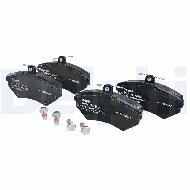 set placute frana,frana disc DELPHI LP1410