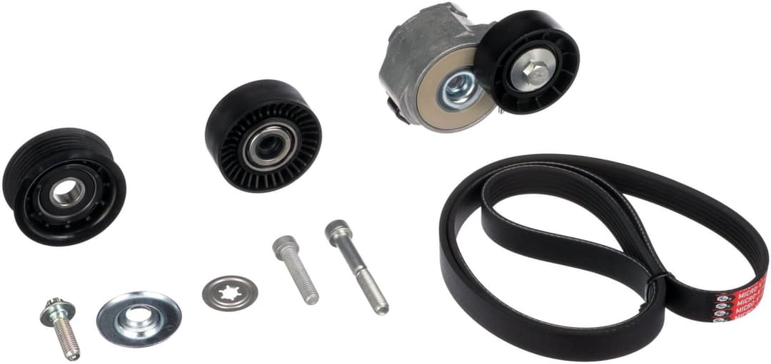 Set curea transmisie cu caneluri GATES Micro-V® K026PK1368