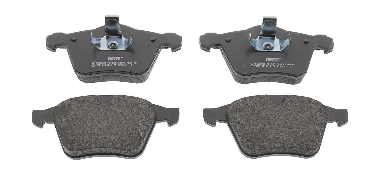 set placute frana,frana disc FERODO PREMIER ECO FRICTION FDB4108