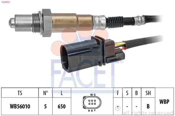 Sonda Lambda FACET 10.8552
