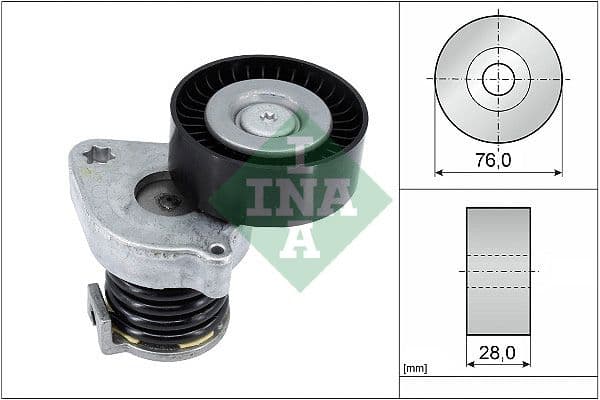 Intinzator curea, curea distributie Schaeffler INA 534 0370 10