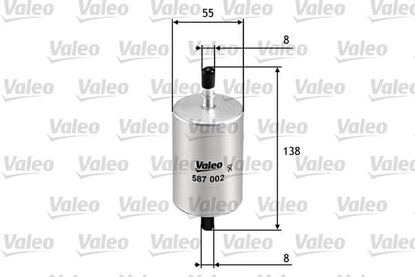 filtru combustibil VALEO 587002