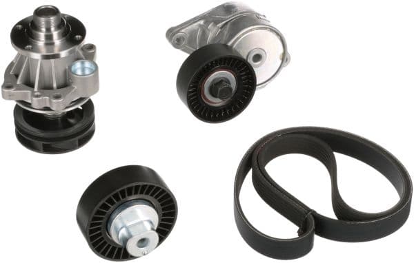 Pompa apa + Set curea transmisie cu caneluri GATES Micro-V® KP16PK1540