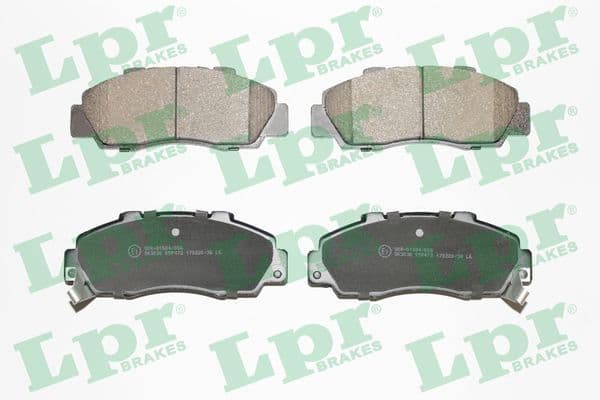 set placute frana,frana disc LPR 05P472