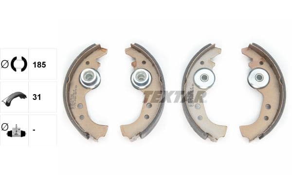 Set saboti frana TEXTAR 91005900