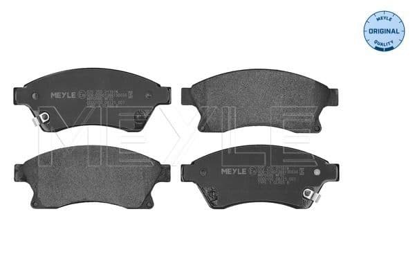 set placute frana,frana disc MEYLE -ORIGINAL: True to OE. 025 250 3118/W