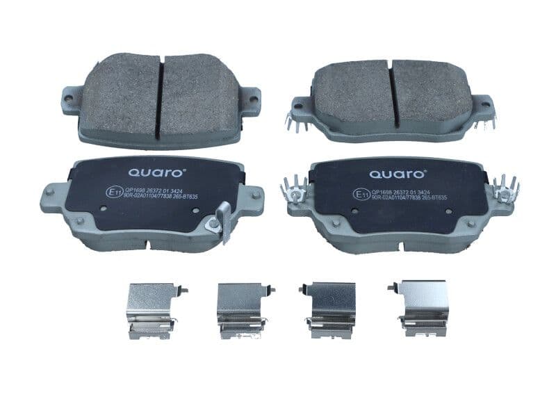 set placute frana,frana disc QUARO QP1698